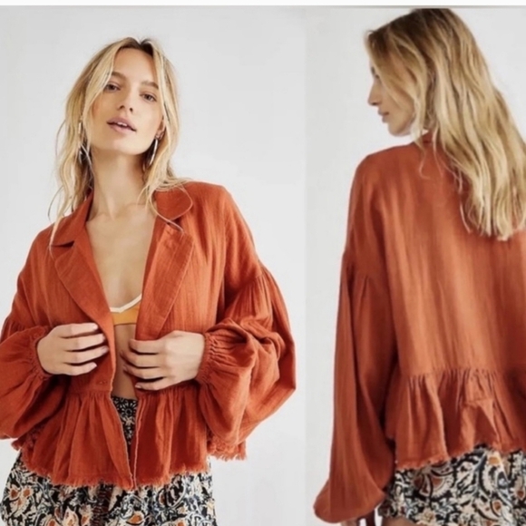 FREE PEOPLE Crop Jacket, Great Condition - Picture 1 of 7